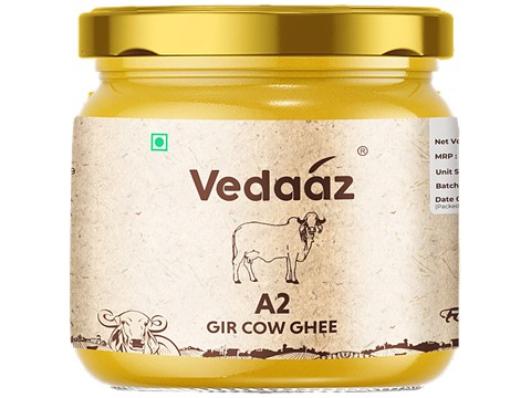 Vedaaz A2 Desi Gir Cow Ghee - Rich In Antioxidants, Boosts Overall Health, 300 ml