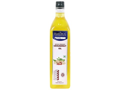 Haribol Wood Pressed Groundnut Oil, 1 L