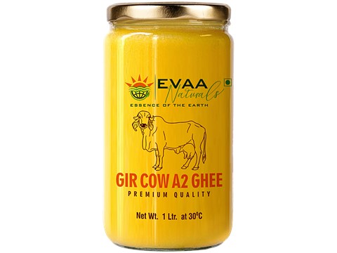 EVAA Naturals Gir Cow A2 Ghee, 1 L