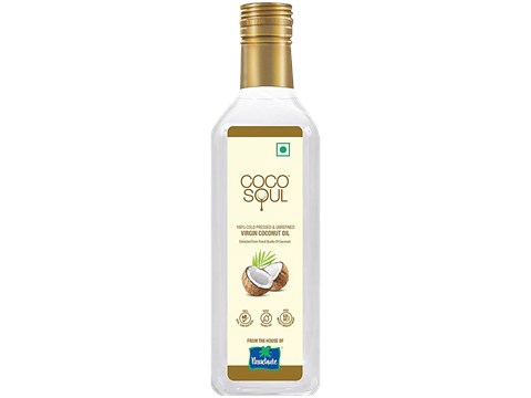 Coco Soul Cold Pressed & Unrefined Virgin Coconut Oil, 1 L