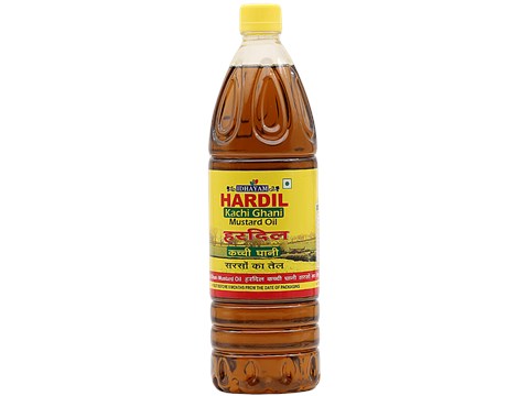 Idhayam Oil - Mustard Hardil (Kachi Ghani), 1 L