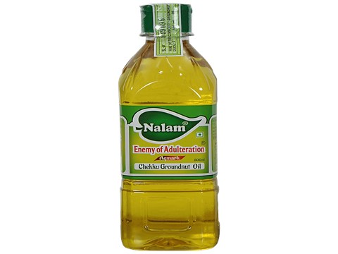 Nalam Agmark Chekku Groundnut Oil, 500 ml