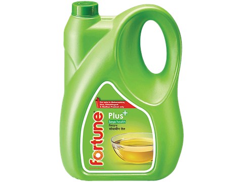 Fortune Plus Refined Soyabean Oil, 4.55 Kg