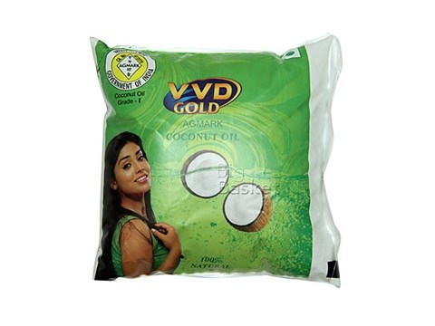 Vvd Gold Agmark Coconut Oil, 500 ml