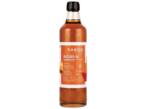 Barosi Cold Pressed Mustard Oil - Good For Digestion, Immunity Booster, 750 ml