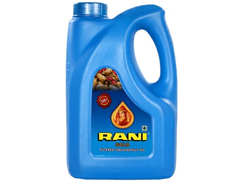 Rani  Gold Filtered Groundnut Oil, 5 L