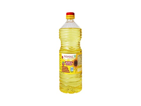 Patanjali Physically Refined Sunflower Oil, 850 g