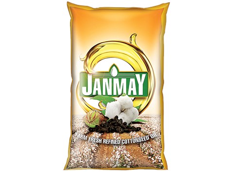 Janmay Refined Cottonseed Oil, 1 L