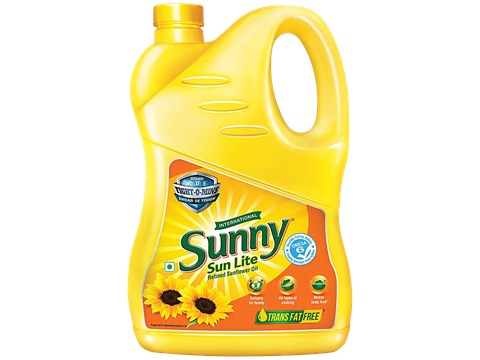 Sunny Sunflower Oil - Lite, 4.3 kg