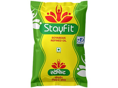 Stayfit Stay Fit Soyabean Refined Oil, 1 L