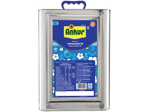 Ankur Refined Cottonseed Oil, 13 kg