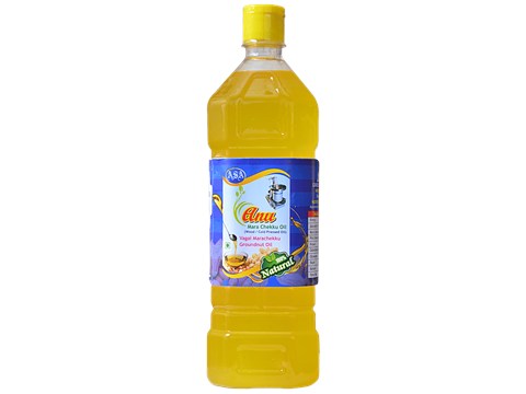 Anu Wood Pressed/Mara Chekku Groundnut Oil - Natural, Rich In Antioxidants, 1 L