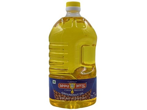 Appu Groundnut Oil - Cold Press, 2 L