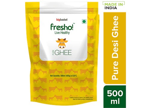 fresho! Pure Ghee/Tuppa, 500 ml