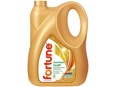 Fortune Rice Bran Health Physically Refined Oil, 4.35 kg