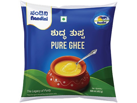 Nandini Pure Ghee/Tuppa, 500 ml