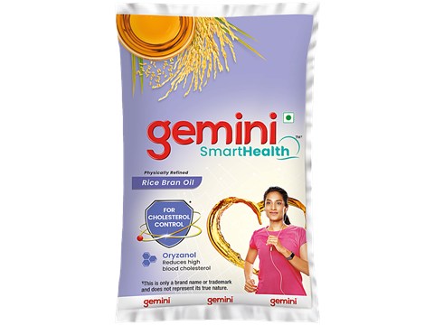 Gemini Smart Health Rice Bran Oil, 870 g