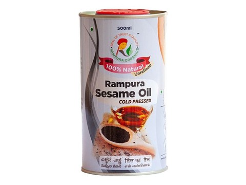 Rampura Sesame Oil - Cold Pressed, 500 g