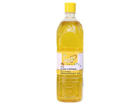 Heartplus Cold-pressed Groundnut Oil, 1 L
