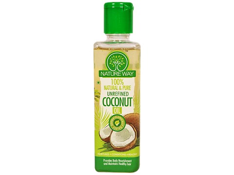 Nature Way 100% Natural & Pure Coconut Oil - Unrefined, 100 ml