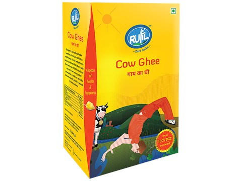 Rufil Cow Ghee - Pure, Made From 100 % Cow Milk, 1 L