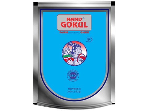 Nand Gokul  Pure buffalo Ghee, 200 ml