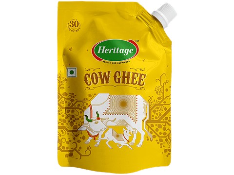 Heritage Cow Ghee - Rich In Vitamins, Minerals, Healthy & Taste, 200 ml
