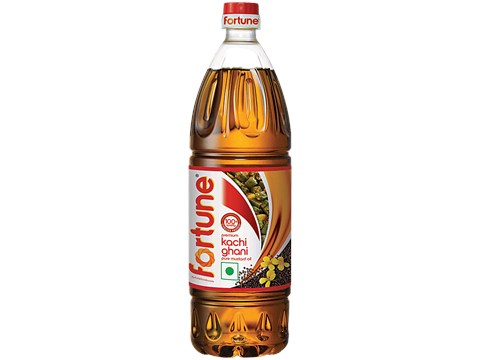 Fortune Premium Kachi Ghani Pure Mustard Oil, 1 L