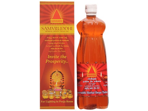 Samvruddhi Samvruddhi Herbal Deepa Thailam, 1 L