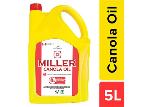 Miller Canola Oil - For All Types Of Cooking, 5 L
