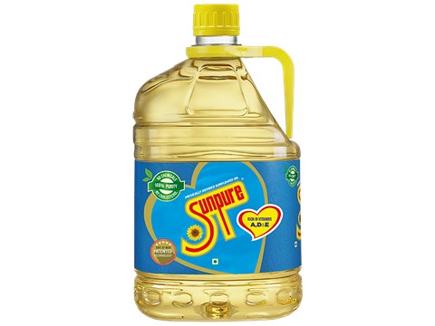 Sunpure  Refined Sunflower Oil, 5 L