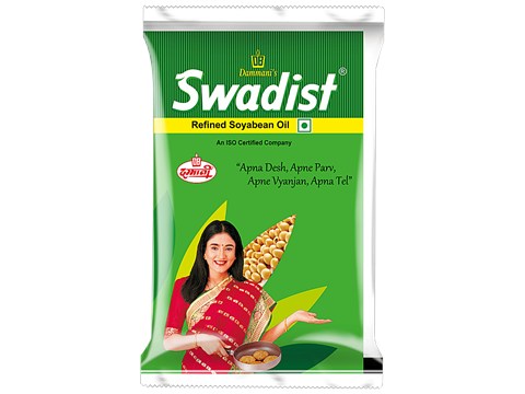 Swadist Refined Soyabean Oil, 800 g