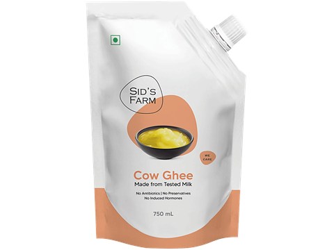 Sids Farm Cow Ghee Spout, 750 ml