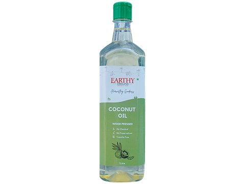 Earthy Origins Wood-Pressed Coconut Oil, 1 L