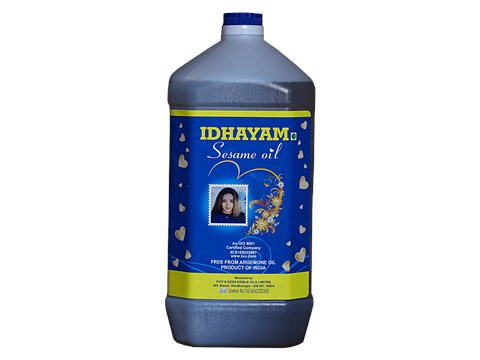 Idhayam Gingelly/Sesame Oil - Rich In Antioxidants, 5 L