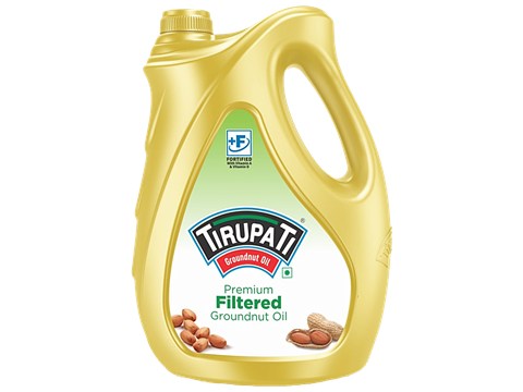 Tirupati Premium Filtered Ground Nut Oil, 5 L