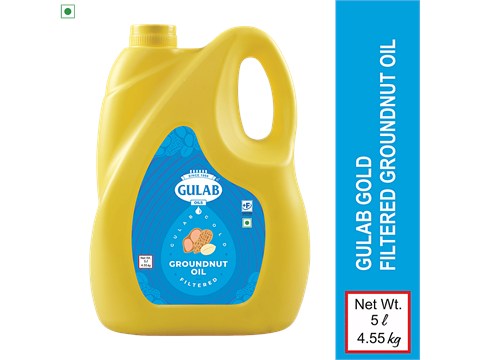 Gulab Filter Groundnut Oil, 5 L