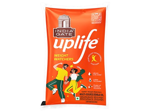 India Gate Uplife Weight Watchers Blended Cooking Oil, 810 g