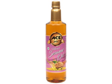 Ace Gold  Filtered Sesame Oil - Loaded With Vitamins & Minerals, No Cholesterol, 1 L