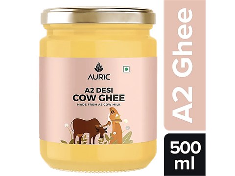 Auric A2 Desi Cow Ghee, 500 ml