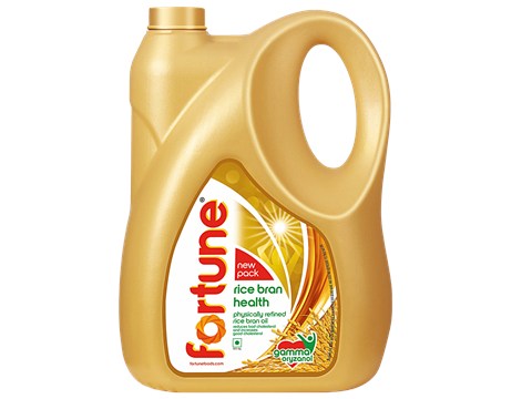 Fortune Refined Rice Bran Oil, 3 L