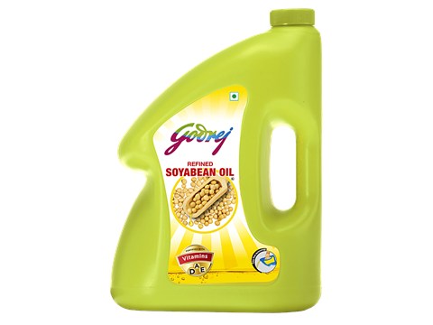 Godrej Refined Soyabean Oil - Fortified With Vitamins A, D & E, 5 L