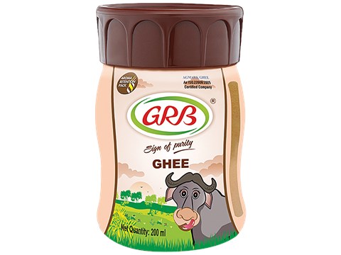 GRB Pure Buffalo Ghee - Rich In Nutrients, 200 ml