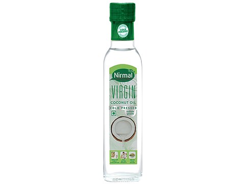 Klf  Nirmal Virgin Coconut Oil - Narrow Neck, 250 ml