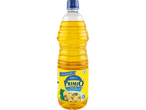 Rro Primio Gold Filtered Groundnut Oil, 1 L