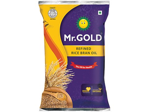 Mr. Gold Refined Rice Bran Oil, 1 L