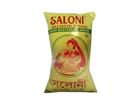 Saloni Kacchi Ghani Mustard Oil, 1 L