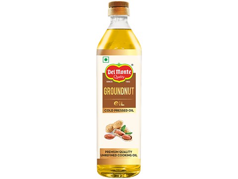 Del Monte Cold Pressed Groundnut Oil, 1 L