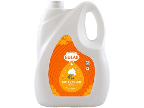 Gulab Oils Refined Cottonseed Oil, 4.35 kg