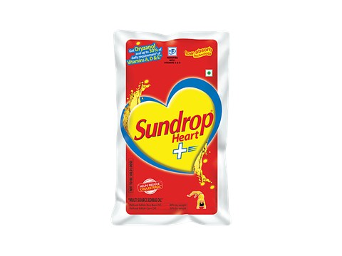 Sundrop Heart+ Rice Bran & Corn Oil, 800 g